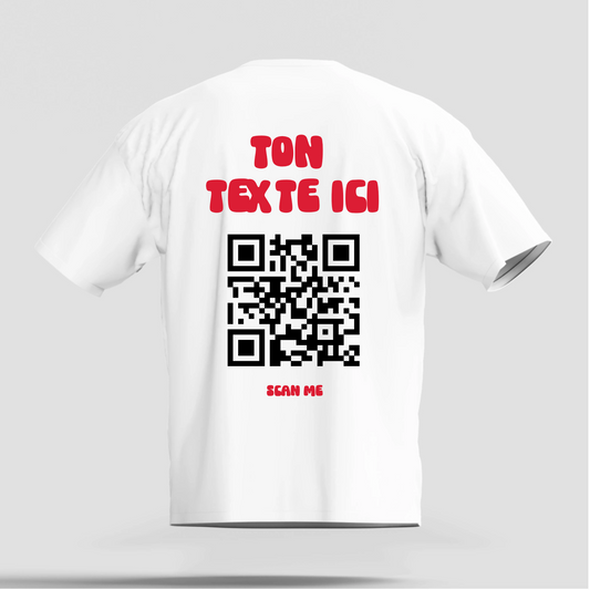T-shirt QR CODE Personnalisé